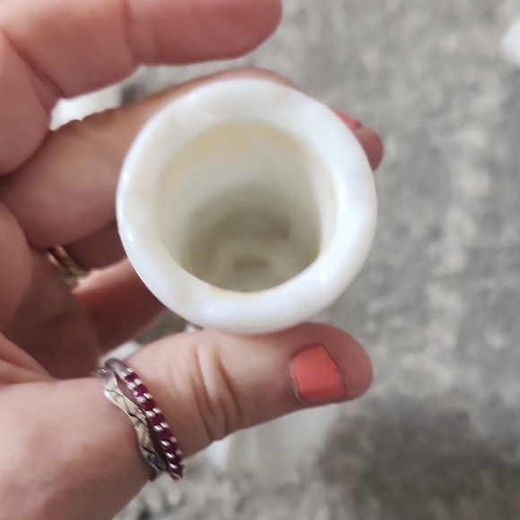 Vintage Milk Glass Vases - Picture 8 of 14